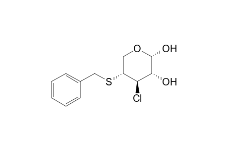 Xylopyranose, 4-S-benzyl-3-chloro-3-deoxy-4-thio-, .alpha.-D-