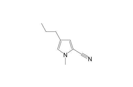 1-methyl-4-propylpyrrole-2-carbonitrile