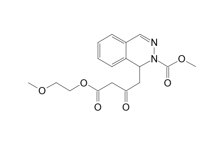 1-[3'-(2''-Methoxyethoxycarbonyl)-2'-oxopropyl]-1H-phthalazin2-2-carboxylic acid - Methyl ester