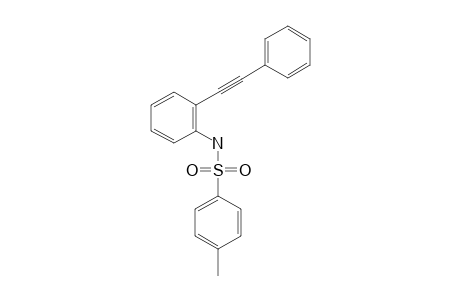 4-methyl-N-[2-(2-phenylethynyl)phenyl]benzenesulfonamide