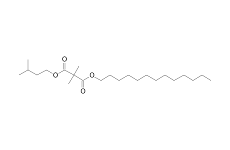 Dimethylmalonic acid, 3-methylbutyl tridecyl ester