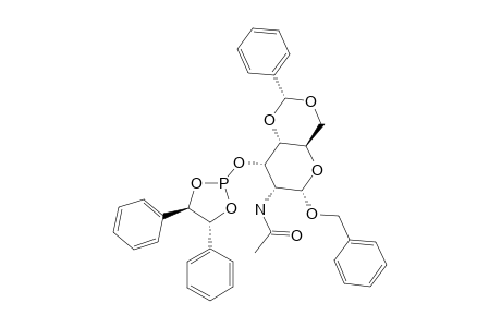 BENZYL-2-ACETAMIDO-4,6-O-BENZYLIDENE-2-DEOXY-ALPHA-D-ALLOPYRANOSIDE-CYCLIC-(R,R)-DIPHENYLETHYLENE-PHOSPHITE