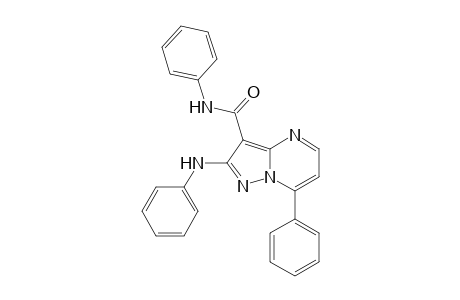 2-Anilino-N,7-diphenylpyrazolo[1,5-a]pyrimidine-3-carboxamide