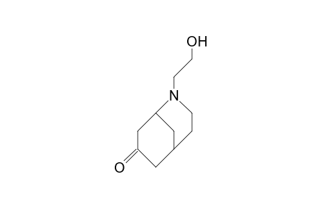 2-(2-Hydroxy-ethyl)-2-aza-bicyclo(3.3.1)nonan-7-one