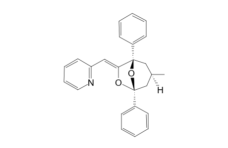 (Z)-2-[(3-METHYL-1,5-DIPHENYL-6,8-DIOXABICYCLO-[3.2.1]-OCT-7-YLIDENE)-METHYL]-PYRIDINE