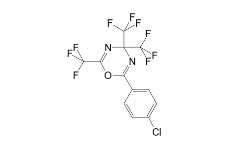 2-(4-Chlorophenyl)-4,4,6-tris(trifluoromethyl)-4H-1,3,5-oxadiazine