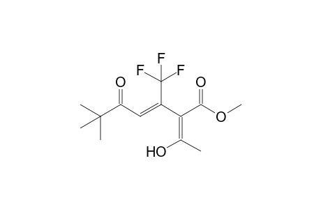 2-Hydroxy-3-(methoxycarbonyl)-7,7-dimethyl-4-(trifluoromethyl)octa-2,4-dien-6-one