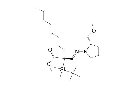(2R)-2-[tert-butyl(dimethyl)silyl]-2-[(E)-[(2S)-2-(methoxymethyl)-1-pyrrolidinyl]iminomethyl]decanoic acid methyl ester