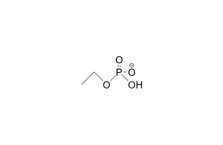 Phosphoric acid, ethyl ester anion