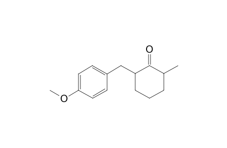 2-(4'-Methoxybenzyl-6-methylcyclohexan-1-one