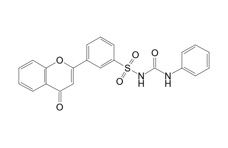 1-[3-(4-ketochromen-2-yl)phenyl]sulfonyl-3-phenyl-urea