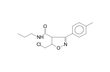 3-(4-METHYLPHENYL)-4-PROPYLCARBAMOYL-5-CHLOROMETHYLISOXAZOLINE