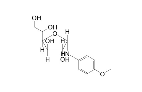 2-(1,2-dihydroxyethyl)-5-(4-methoxyanilino)oxolane-3,4-diol