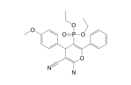 2-AMINO-3-CYANO-5-DIETHYLPHOSPHINYL-4-(4-METHOXYPHENYL)-6-PHENYL-4H-PYRAN