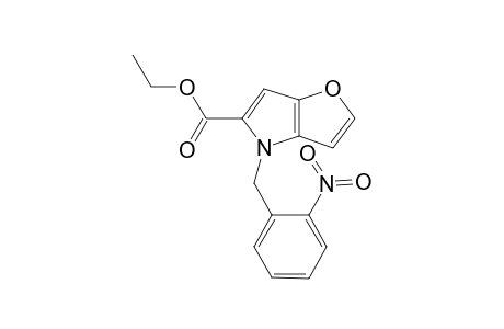 4-(2-nitrobenzyl)furo[3,2-b]pyrrole-5-carboxylic acid ethyl ester