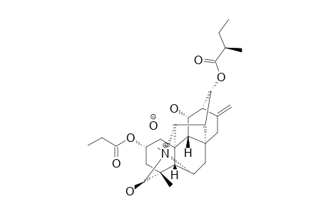 (-)-(13-R,19-S)-11-ALPHA,19-DIHYDROXY-N-METHYL-13-(S-2-METHYLBUTYRYLOXY)-2-ALPHAPROPIONYLOXYHETISANIUM_HYDROXIDE