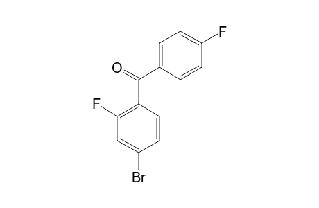 (4-bromo-2-fluorophenyl)-(4-fluorophenyl)methanone