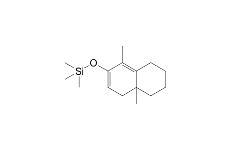 (+-)-4,4a,5,6,7,8-Hexahydro-1,4a-dimethyl-2-trimethylsilyloxynaphthalene
