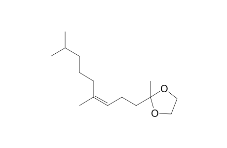 (Z)-2,2-Ethylenedioxy-6,10-dimethyl-5-undecene