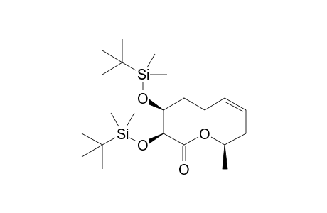 (3S,4S,7Z,10R)-3,4-bis[(1',1'-Dimethylethyl)dimethylsilyloxy]-3,4,5,6,9,10-hexahydro-10-methyl-2H-oxecin-2-one