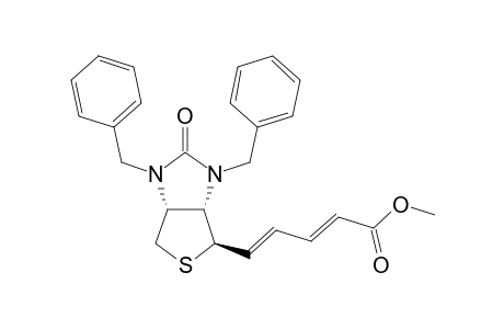 1,3-Dibenzyl-4-[1-(1E,3E-4-methoxycarbonyl-1,3-butadienyl]-1H-tetrahydrothieno[3,4-d]imidazol-2(3H)-one