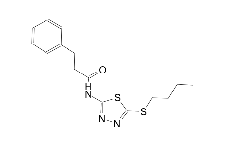 N-[5-(butylsulfanyl)-1,3,4-thiadiazol-2-yl]-3-phenylpropanamide