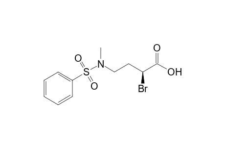 (S)-4-(N-Benzenesulfonyl-N-methylamino)-2-bromobutanoic acid