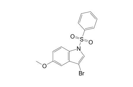 3-Bromo-5-methoxy-1-(phenylsulfonyl)-1H-indole