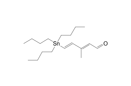 (2E,4E)-3-methyl-5-tributylstannyl-penta-2,4-dienal