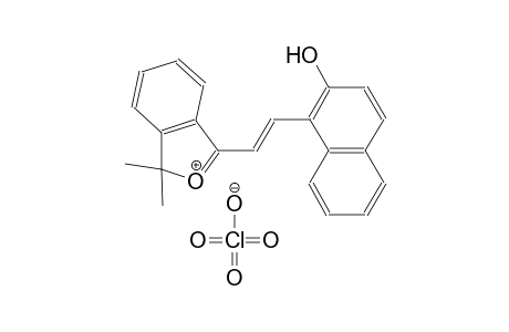 3-[(E)-2-(2-hydroxy-1-naphthyl)ethenyl]-1,1-dimethyl-1H-2-benzofuranium perchlorate