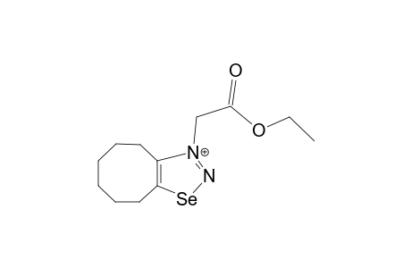 ethyl 2-(4,5,6,7,8,9-hexahydrocycloocta[d]selenadiazol-3-ium-3-yl)acetate