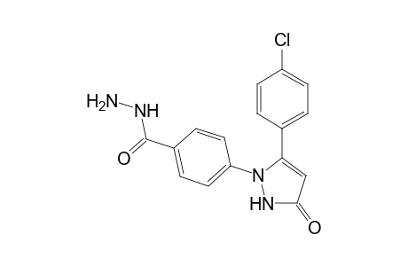 4-(5-(4-Chlorophenyl)-3-oxo-2,3-dihydropyrazol-1-yl)benzohydrazide