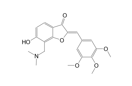 3(2H)-benzofuranone, 7-[(dimethylamino)methyl]-6-hydroxy-2-[(3,4,5-trimethoxyphenyl)methylene]-, (2Z)-