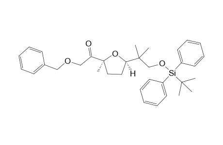 1-[(2S,5R)-5-[1-[tert-butyl(diphenyl)silyl]oxy-2-methyl-propan-2-yl]-2-methyl-oxolan-2-yl]-2-phenylmethoxy-ethanone