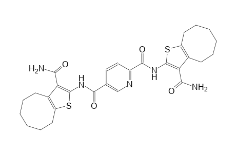 N~2~,N~5~-bis[3-(aminocarbonyl)-4,5,6,7,8,9-hexahydrocycloocta[b]thien-2-yl]-2,5-pyridinedicarboxamide