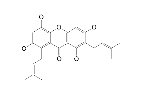 CRATOXYARBORENONE-B;1,3,5,7-TETRAHYDROXY-2,8-DIISOPRENYLXANTHONE