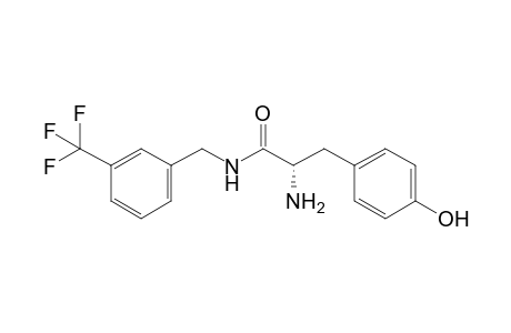 (2S)-2-amino-N-[3-(trifluoromethyl)benzyl]-3-[4-(hydroxy)phenyl]propanamide