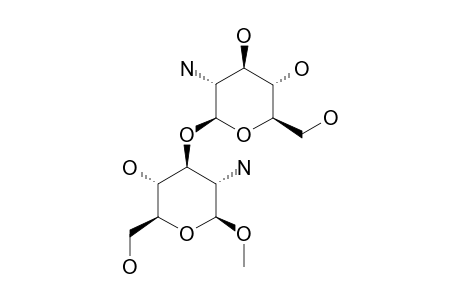METHYL-3-O-(2-AMINO-2-DEOXY-BETA-D-GLUCOPYRANOSYL)-2-AMINO-2-DEOXY-BETA-D-GLUCOPYRANOSIDE