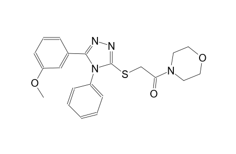 morpholine, 4-[[[5-(3-methoxyphenyl)-4-phenyl-4H-1,2,4-triazol-3-yl]thio]acetyl]-
