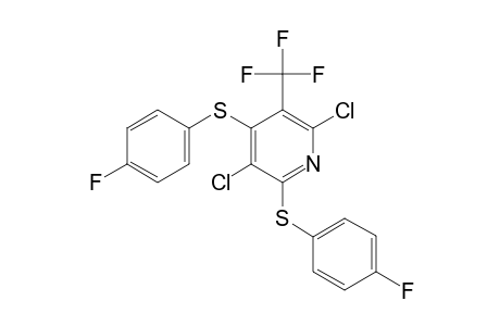 3,6-DICHLORO-2,4-DI-(4-FLUOROPHENYLTHIO)-5-TRIFLUOROMETHYLPYRIDINE