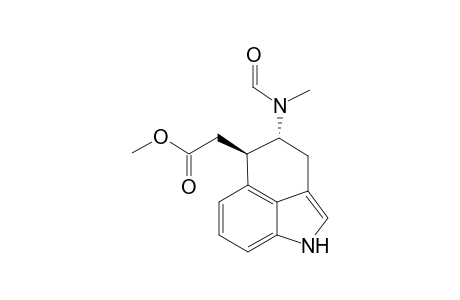 [4-.alpha.,5-.beta.]-1,3,4,5-Tetrahydro-4-N-formylmethylamino-5-(methoxycarbonyl)methylbenz[c,d]indole