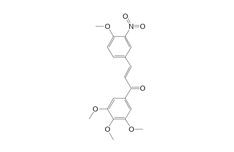 3-(4-Methoxy-3-nitrophenyl)-1-(3,4,5-trimethoxyphenyl)prop-2-en-1-one