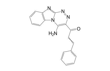 4-Amino-3-cinnamoyl-1,2,4-triazino[4,3-a]benzimidazole