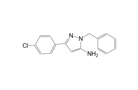 1-benzyl-3-(4-chlorophenyl)-1H-pyrazol-5-ylamine