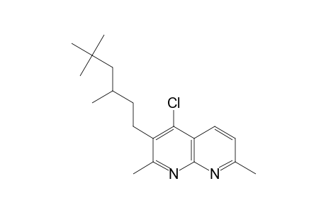 1,8-Naphthyridine, 4-chloro-2,7-dimethyl-3-(3,5,5-trimethylhexyl)-