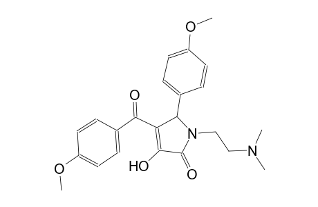2H-pyrrol-2-one, 1-[2-(dimethylamino)ethyl]-1,5-dihydro-3-hydroxy-4-(4-methoxybenzoyl)-5-(4-methoxyphenyl)-