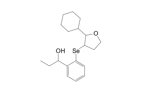 3-[2'-(1"-Hydroxypropyl)phenyl]selenyl-2-(cyclohexyl)tetrahydrofuran
