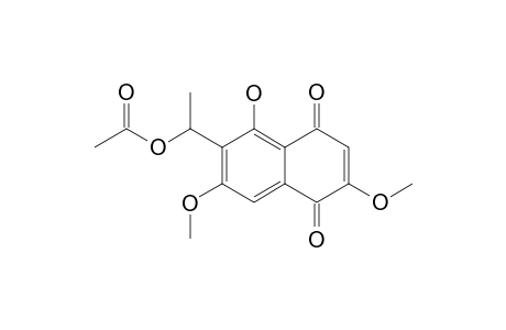 6-(1-ACETOXYETHYL)-2,7-DIMETHOXYJUGLONE