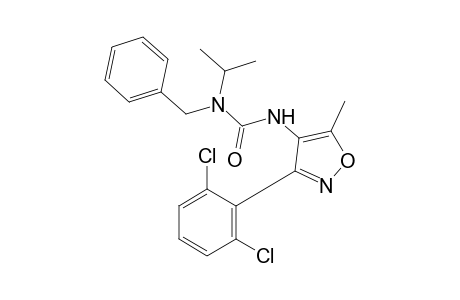 1-benzyl-3-[3-(2,6-dichlorophenyl)-5-methyl-4-isoxazolyl]-1-isopropylurea