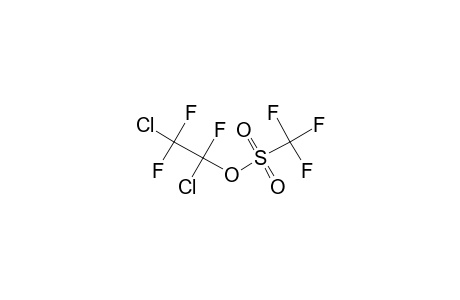 trifluoromethanesulfonic acid (1,2-dichloro-1,2,2-trifluoro-ethyl) ester